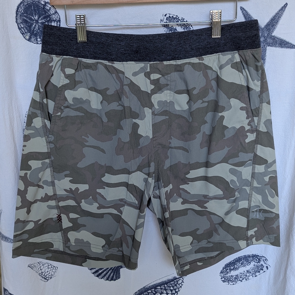 Rhone Everyday Quick Dry Shorts Medium Grey Camo